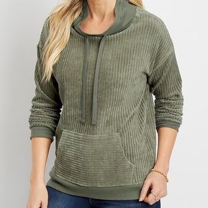 Maurices Cowl Neck Sweater/Sweatshirt, Size Medium